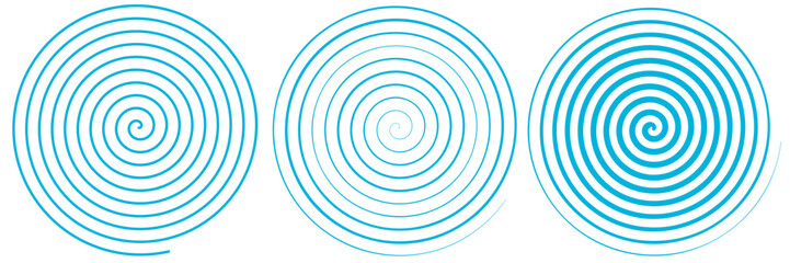 渦巻　円　集中線　アイコン