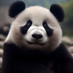 Fototapeta premium Close Up giant panda bear