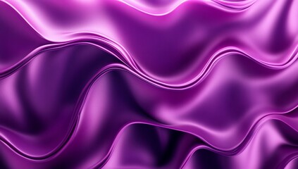 Obraz premium Abstract purple satin fabric folds, digital illustration, graphic design, texture, background