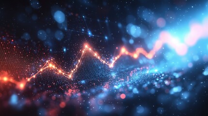 Financial Growth and Market Trend Analysis Chart - Data Visualization, Statistical Reports, Business Strategy Background [Corporate Investment, Economic Indicators,2026]
