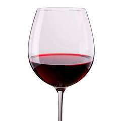 glass of red wine with balloons with transparent background PNG and JPEG image