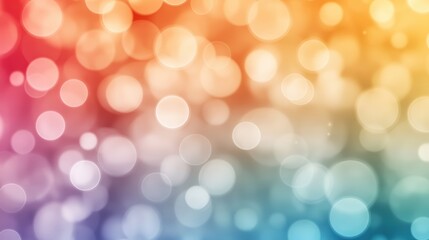 Fototapeta premium Soft Blurred Background with Rainbow Light Leaks and Bokeh Effects