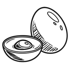 Egg icon vector on white background. Adobe Illustrator Artwork