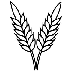 Naklejka premium ears of wheat