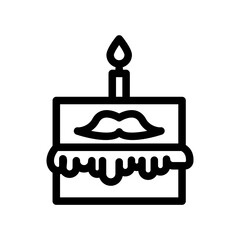 Father's Day Cake Icon