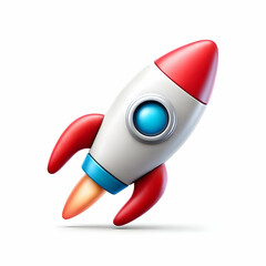 A colorful rocket illustration, symbolizing adventure, exploration, and innovation. Perfect for projects related to space, technology, and progress.