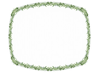 Cadre de feuillages 