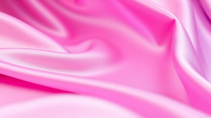 Fototapeta premium pink satin fabric, lustrous and smooth texture, flowing and cascading folds, luxurious and opulent, abstract and elegant, dynamic and captivating 