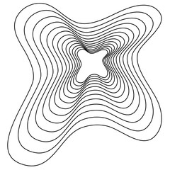 Creative Map-Like Contour Design