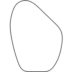Elegant Freeform Graphic Shape
