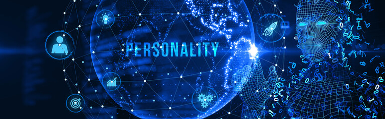 Personality. Business, Technology concept. 3d illustration
