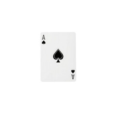 ace of spades with transparent background PNG and JPEG image