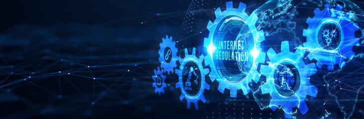 Regulation Compliance Rules Law Standard Business Technology concept. 3d illustration
