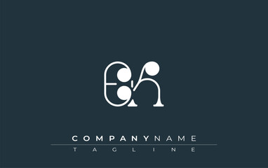 EK Typography Logo Design. Stylish monogram design depiction featuring the letters E and K combined in an artistic signature style, delivering a unique and creative visual representation.