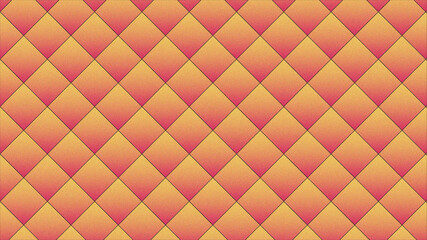 Obraz premium Vibrant Geometric Pattern of Interlocking Rhombus Tiles in Gradient Hues