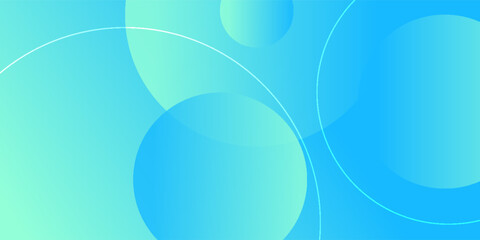 Abstract bright blue and green gradient illustration background with simple pattern concept, vector illustration