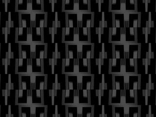 Black metal texture steel background. Perforated metal sheet.	
