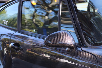 Carbon fiber luxury sports car
