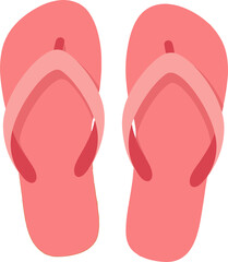 pink flip flops