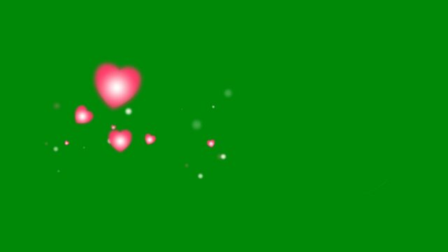 Star Glitter Falling on Green Screen for Fantasy Visuals, The video element of on a green screen background, Ultra High Definition, 4k video, on a green screen background.