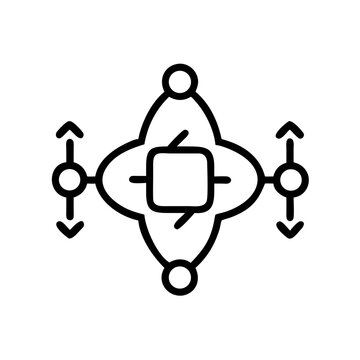 Quantum Annealing Optimization Algorithm Icon A Vector Illustration