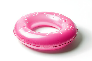 Pink lip gloss object isolated on a white background