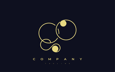 QO Typography Logo Design. Stylish monogram design depiction featuring the letters Q and O combined in an artistic signature style, delivering a unique and creative visual representation.