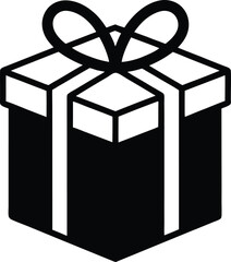 Gift Box Icon Outline Vector Illustration