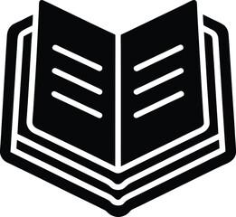 Language Book Icon Outline Vector Illustration
