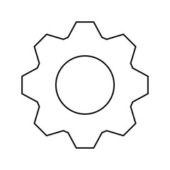 gear icon vector illustration	