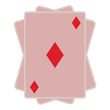 recommend clip art: Playing card icon. Flat silhouette version.