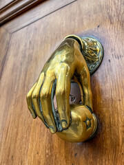 golden door knocker