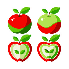 Stylized Apple Logos