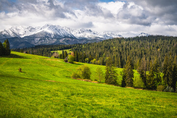 Fototapeta premium View on High Tatras peaks