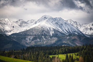 Fototapeta premium View on High Tatras peaks