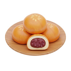 Chapssal Doughnut korean food 3D Icon