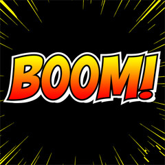 Cartoon comic sign burst clouds. Speech bubble, boom sign expression and pop art text frames. Comics mem expressions speech, superhero book bubbles label. Isolated vector symbols set