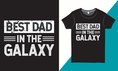 Vintage Typography T-shirt Design for Father's Day, T-shirt for Dad, Vector Design Template