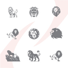 lion vector