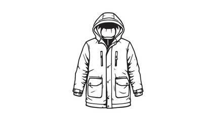 Parka Coat Warm Outerwear Design