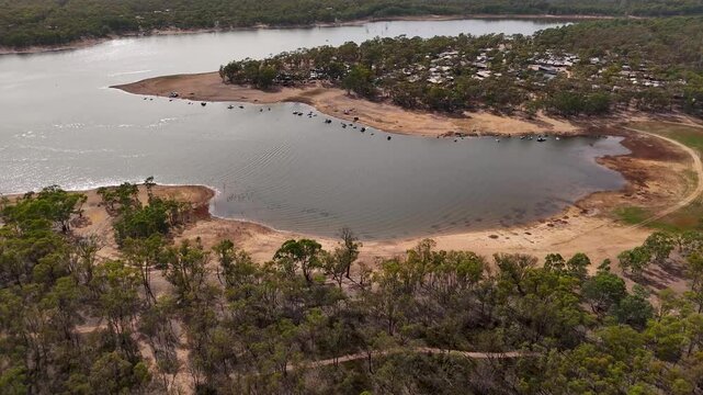 Lake Eppalock Central Victoria Aerial View
