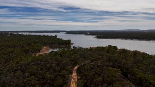 Lake Eppalock Central Victoria Aerial View