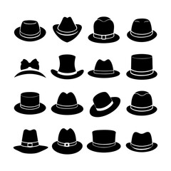 Men's Hat Silhouettes Collection