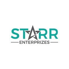 Modern Star logo featuring a sleek, radiant star icon with clean typography, ideal for brands in entertainment, tech, education, or lifestyle that want to symbolize success and brilliance.
