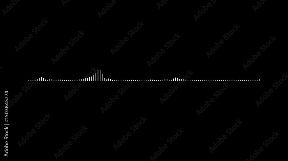 Poster music equalizer seamless loop background pulsating rhythms seamless music .audio visualizer on black