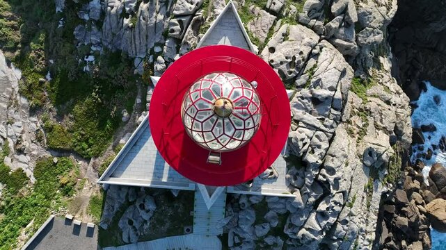 Lighthouse on Galicia's Rugged Coast