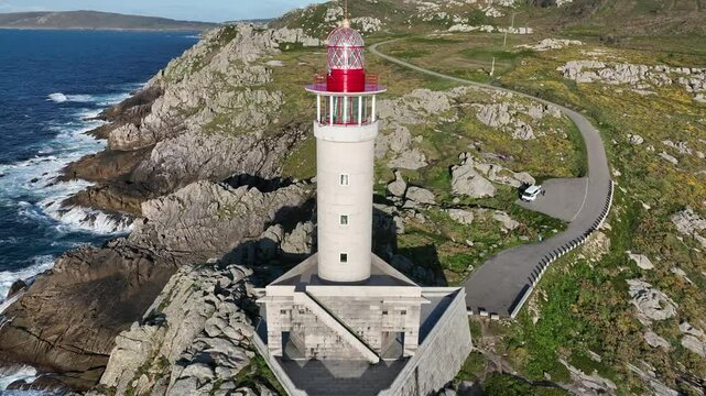 Lighthouse on Galicia's Rugged Coast