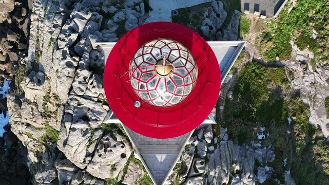 Lighthouse on Galicia's Rugged Coast