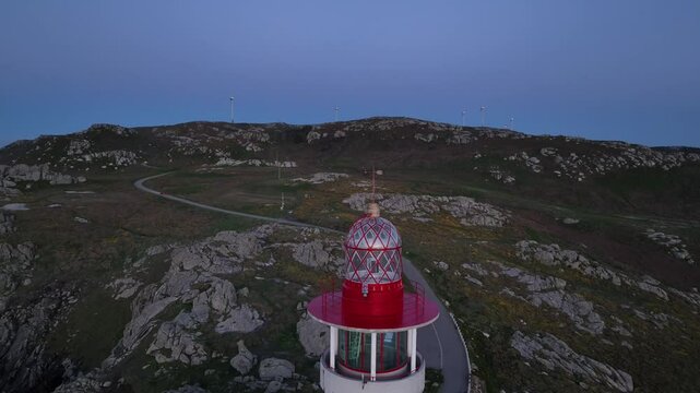 Lighthouse on Galicia's Rugged Coast