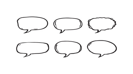 Fototapeta premium Speech Bubble Conversation Text Message Icons
